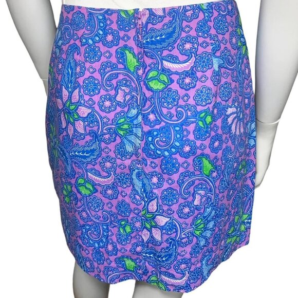 TIBI HYLAND Faux Wrap Batik Mini Skirt With Bow - Picture 3 of 7